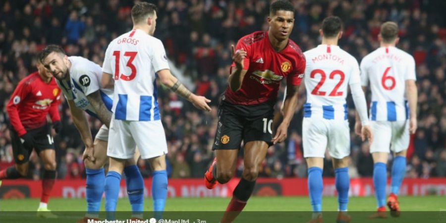 Marcus Rashford dan Rekam Karier Ryan Giggs, Cristiano Ronaldo, dan Wayne Rooney di Manchester United