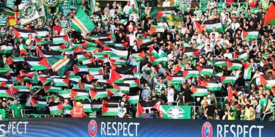 VIDEO: Tidak Hanya Pendukung PSS Sleman, Suporter Glasgow Celtic Juga Pernah Mendukung Palestina