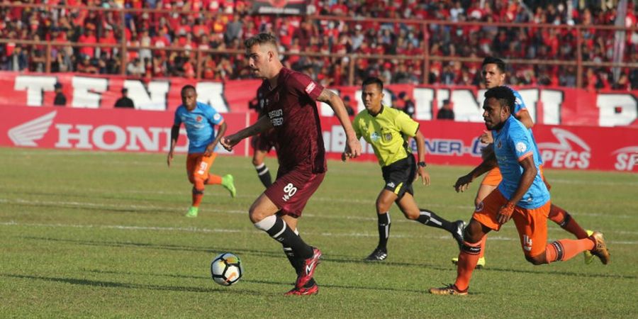 Sempat Tertinggal 10 Pemain PSM Makassar Sukses Imbangi Perseru