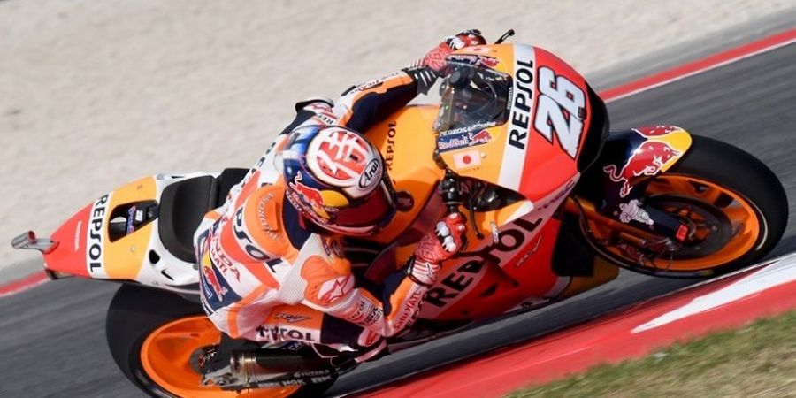 Pedrosa Finis di Depan Rossi dan Lorenzo pada GP San Marino