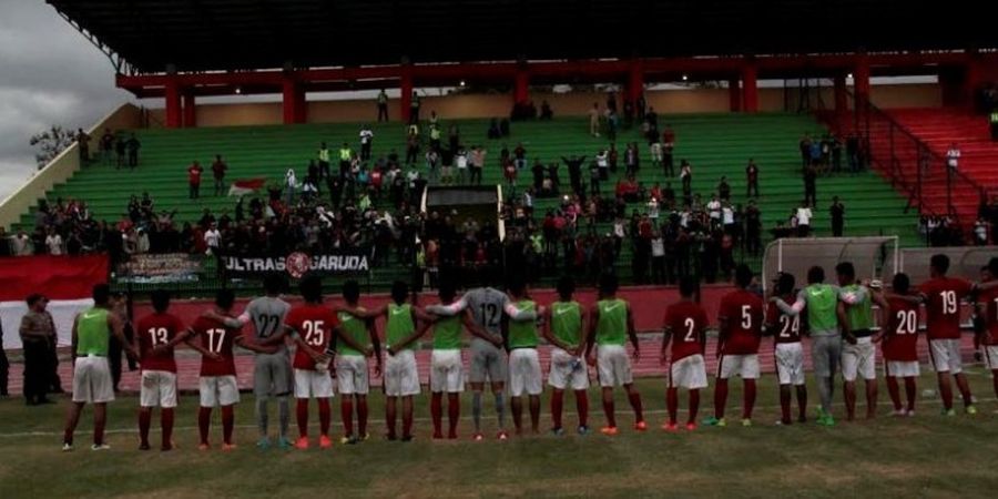 Timnas U-19 Pesta Empat Gol di Mungkid