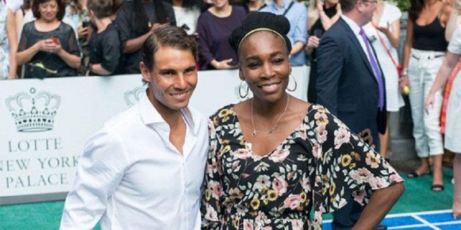 Ketika Rafael Nadal dan Venus Williams Bermain Bulu Tangkis