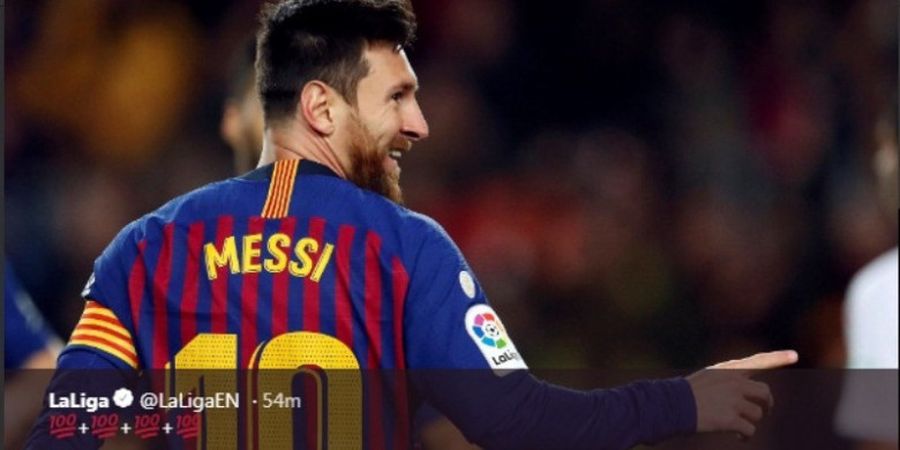 Gol ke-400 Lionel Messi Bikin Bek Lawan Jatuh dan Bengong