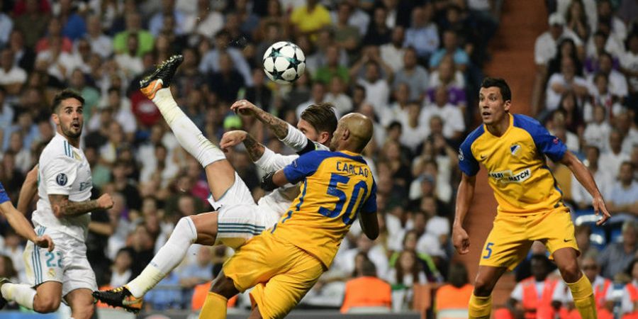 Wah, Bek Tengah Real Madrid Lakukan Aksi Akrobatik di Liga Champions!