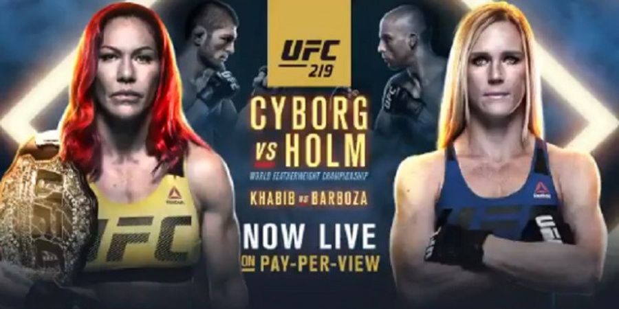 Hasil UFC 219 - Cris Cyborg Sukses Kalahkan Holly Holm pada Laga Penutup 2017