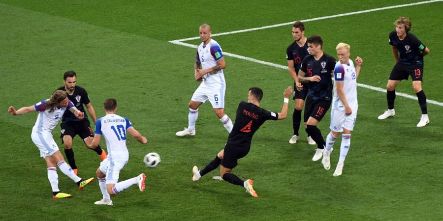 Babak I - Permainan Efektif Islandia Masih Belum Mampu Bongkar Pertahanan Kroasia