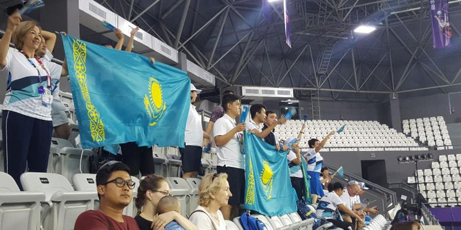 Asian Para Games 2018 - Tim Voli Duduk Kazahkstan Dapat Dukungan Total Pendukung Mereka