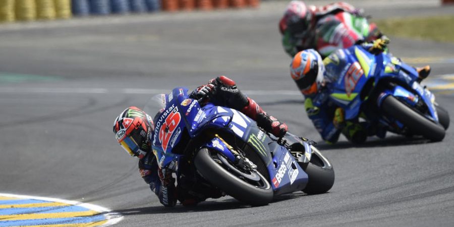 Kembali Dipecundangi Rossi, Vinales Heran