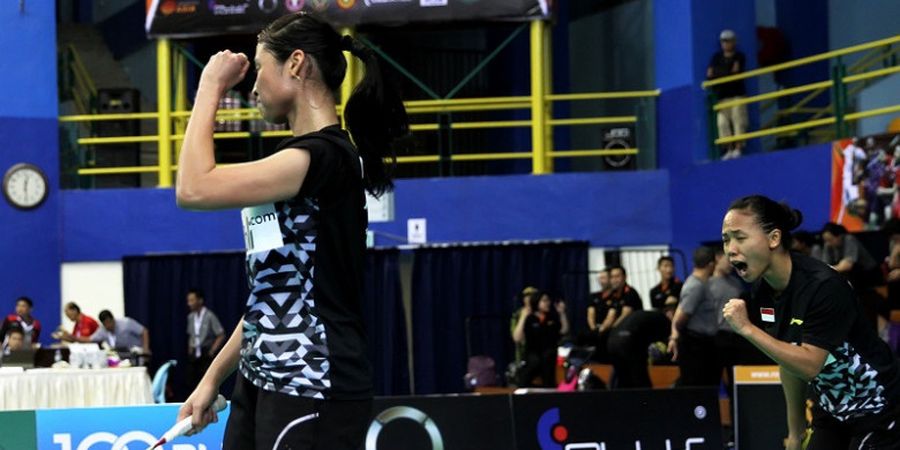 Della Destiara Haris/Rizki Amelia Pradipta Makin Dekati Top 20 Setelah Tim Putri Indonesia Lolos Semifinal Kejuaraan Beregu Asia 2018