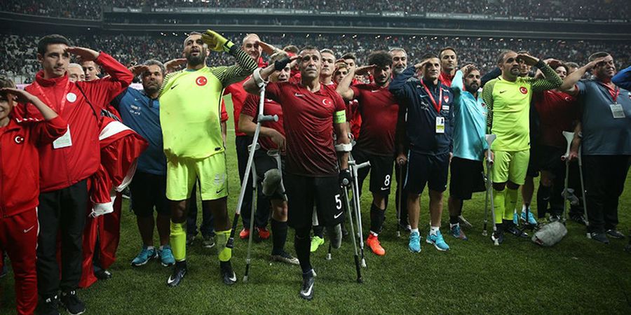 Keren, Inilah Penampakan Selebrasi Unik Timnas Difabel Turki Usai Jadi Juara Eropa
