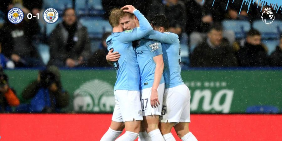 Piala Liga Inggris - Gol Perdana Kevin De Bruyne Bawa Manchester City Unggul 1-0 di Babak Pertama