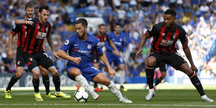 Eden Hazard Sebut Kemenangan Chelsea atas Bournemouth adalah Buah dari Kesabaran