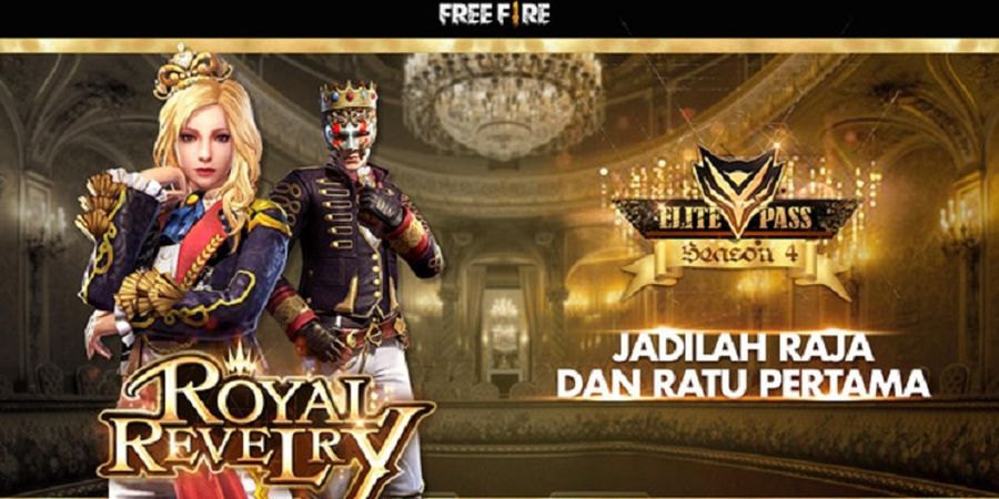 Free Fire Hadirkan Elite Pass Season 4, Royal Revelry
