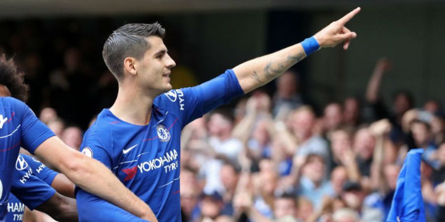 Nyetel dengan Strategi Sarri, Alvaro Morata Berambisi Cetak Banyak Gol untuk Chelsea