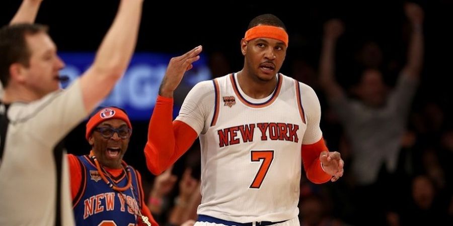 Carmelo Anthony Pimpin Knicks Taklukkan Spurs