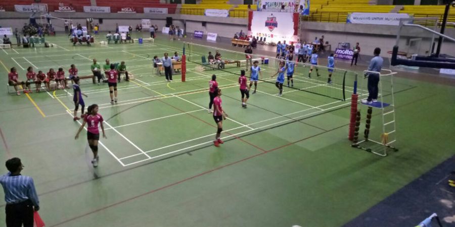 Juara Bertahan Kejurnas Bola Voli U-17 Kategori Putri Sukses Kalahkan Perwakilan DKI Jakarta