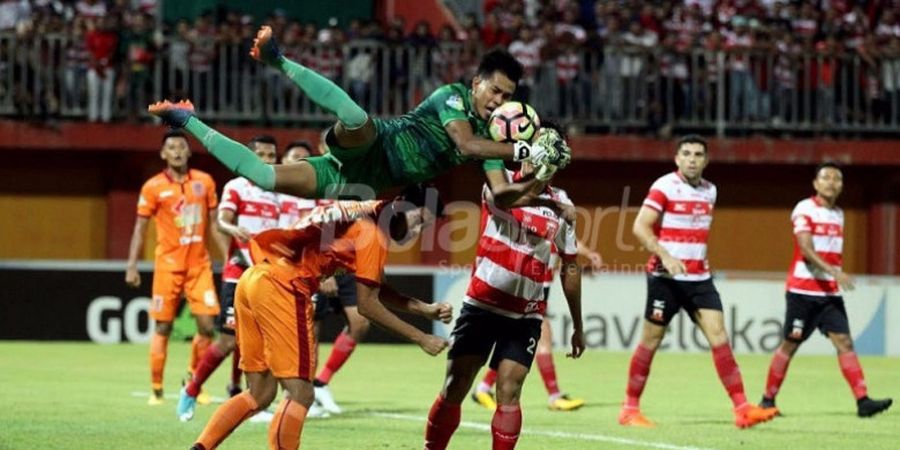 Kiper Madura United Dipastikan Absen hingga Liga 1 Berakhir