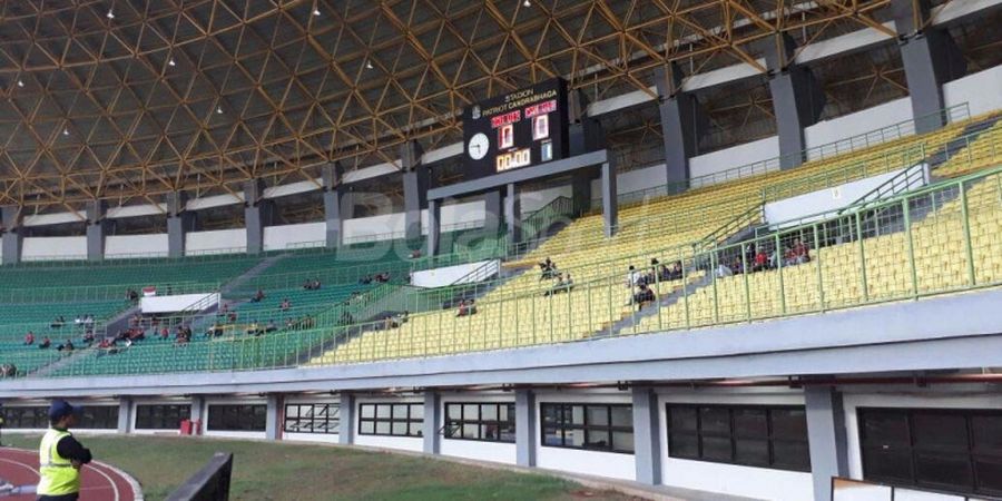 Laga Timnas U-19 Indonesia Versus Timnas U-19 Kamboja Sepi Penonton