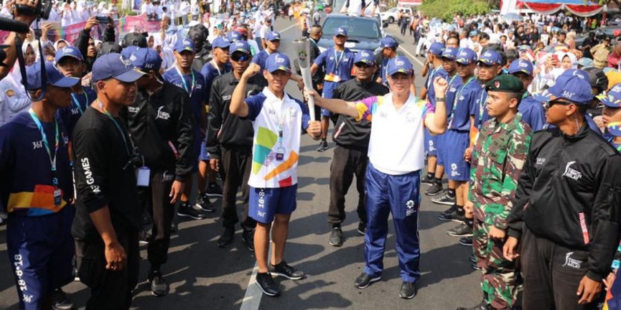 Kirab Obor Asian Games 2018 Sudah Sampai di Cianjur