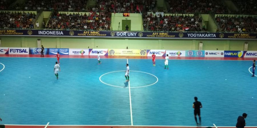 Timnas Futsal Indonesia Unggul Besar atas Myanmar di Babak Pertama, BBS Cetak Dua Gol