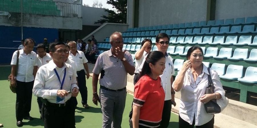 Technical Delegate Pantau Persiapan Venue Tenis Sumsel