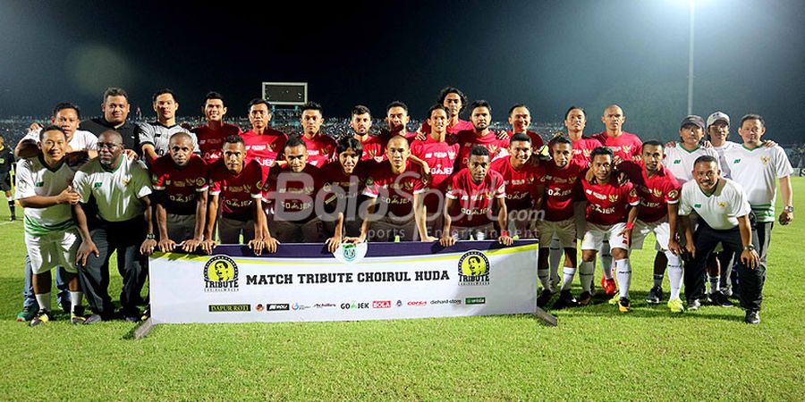 Laga Tribute Match Choirul Huda Timbulkan Kesan Mendalam bagi Pemain Timnas All Star