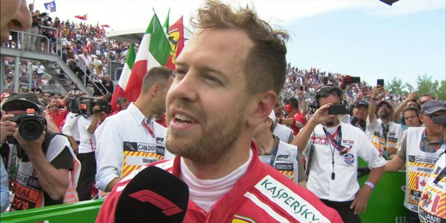 Hasil F1 GP Canada 2018 - Sebastian Vettel Berhasil Raih Kemenangan Ke-50 Sepanjang Kariernya
