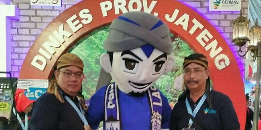 Maskot PSIS Semarang Menjadi Duta Kesehatan Jawa Tengah