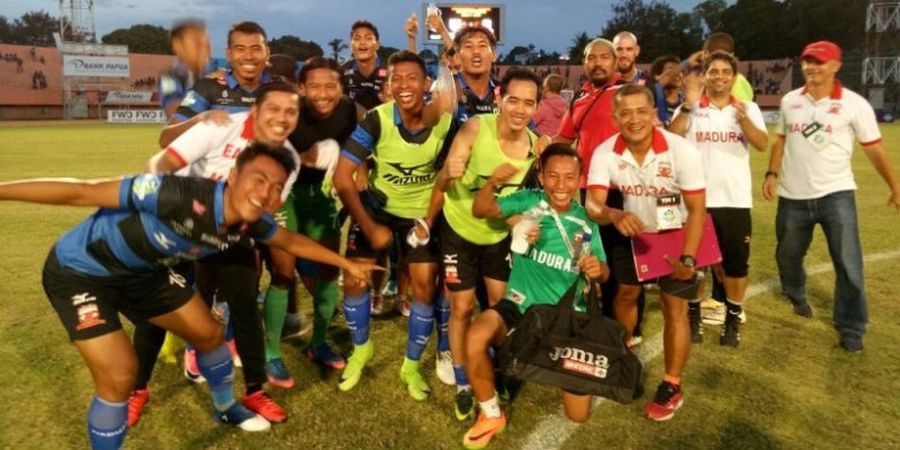 Kemenangan atas Persipura Bikin Madura United Optimis Jadi Juara Liga 1