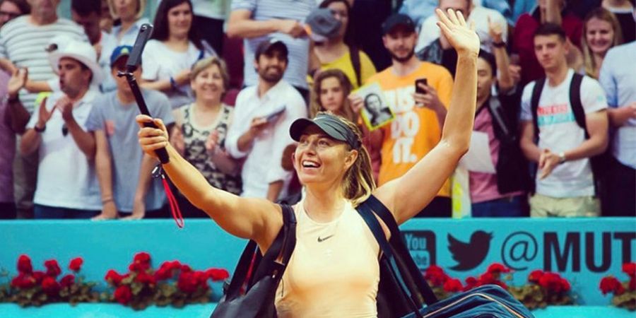 Madrid Open 2018 - Lanjutkan Tren Positif, Maria Sharapova Sukses Tembus 8 Besar