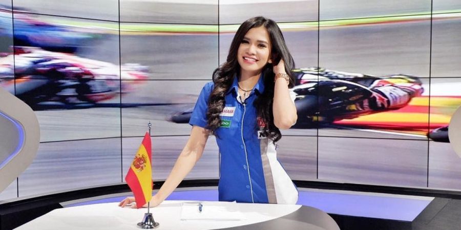 GALERI FOTO - Maria Vania, Host MotoGP Ini Tetap Seksi Saat Berolahraga