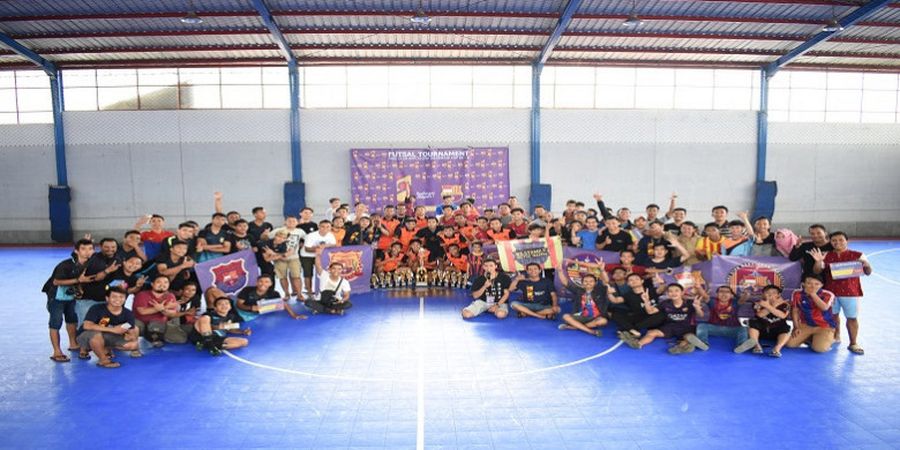 Begini Serunya Kompetisi Futsal Fans Club Barcelona Indonesia