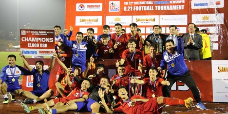 Ikuti Jejak Seniornya, Timnas U-21 Vietnam Jadi Juara dan Sempat Gunduli Malaysia