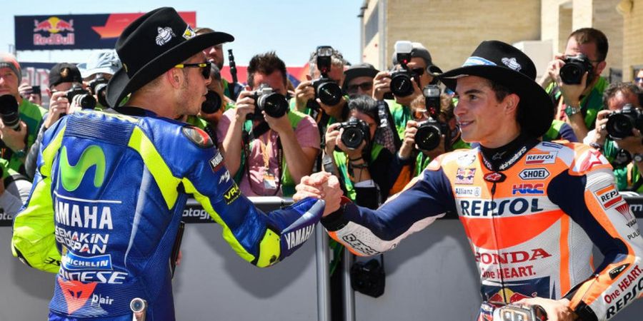 Marquez dan Rossi Bakal Tampil Bersama ke Hadapan Publik