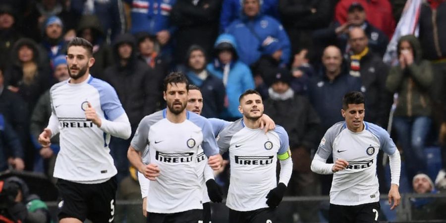 Babak I Sampdoria Vs Inter Milan - Hanya 14 Menit bagi Mauro Icardi Cetak Hattrick