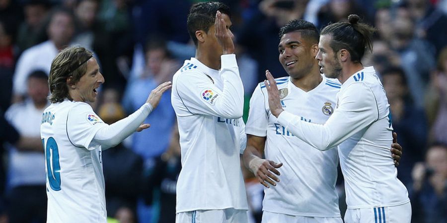 Luluh Lantakkan Gawang Celta Vigo, Real Madrid Finis di Peringkat Ketiga Klasemen La Liga Spanyol 2017-2018