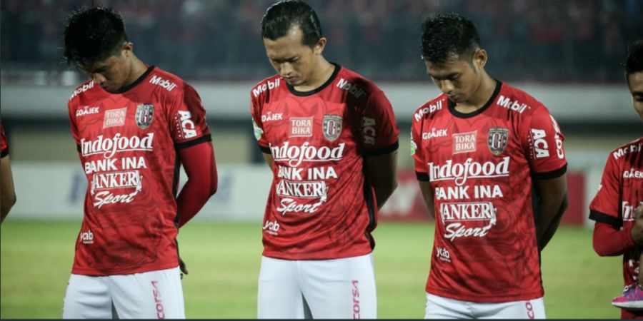 Laga Bali United Vs Persela Sempat Hening Sebelum Kick-off, Semua untuk Catur Juliantono