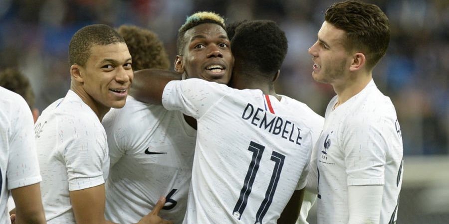 Mbappe dan Pogba Gemilang, Prancis Sukses Taklukan Tuan Rumah Piala Dunia 2018