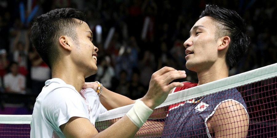  Rekor Pertemuan Anthony Ginting Vs Kento Momota Jelang Final Singapore Open 2019