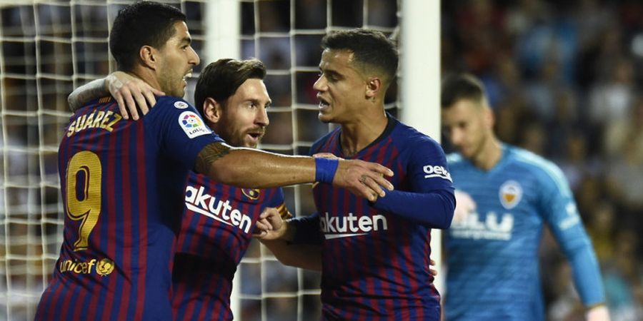 Babak I - Cetak Gol Meski Sulit Ciptakan Peluang, Barcelona Masih Tertahan di Kandang Valencia