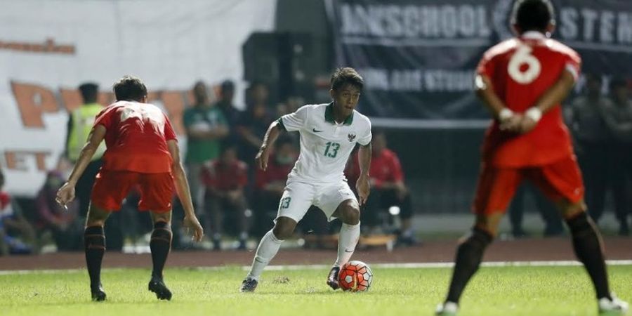 Gol Febri Hariyadi Bantu Timnas U-22 Tekuk Persita Tangerang
