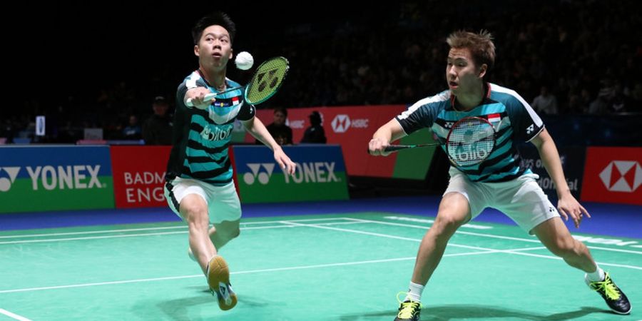 All England Open 2018 - Marcus Gideon/Kevin Sanjaya Tembus Perempat Final Setelah Memenangkan Duel Sengit Kontra Malaysia