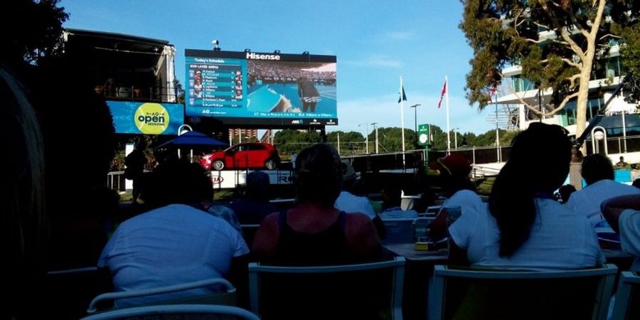 Australia Terbuka, Penonton di Big Screen Dukung Venus
