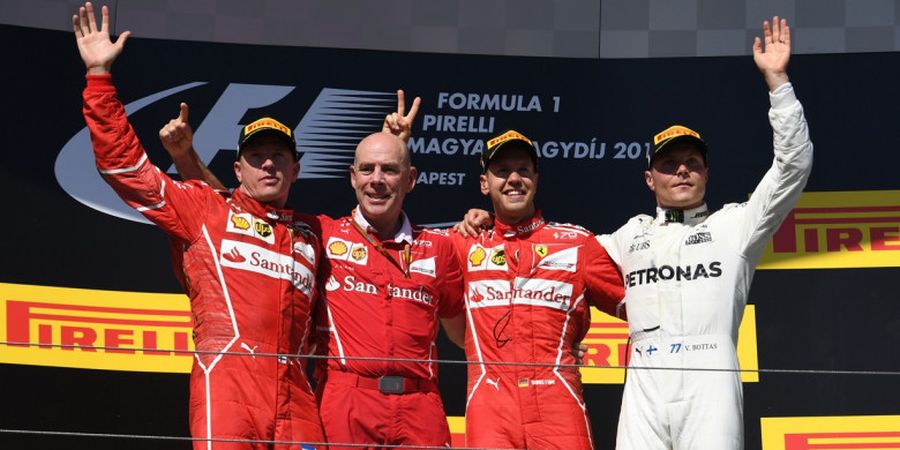 Klasemen Sementara Formula 1 2017 Setelah GP Hungaria