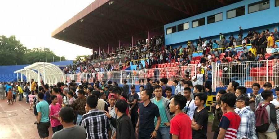 Pesta Gol Sriwijaya FC Diwarnai Kerusuhan, Manajemen Siap Bekukan Suporter