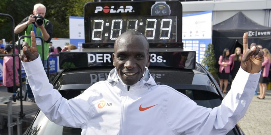 Eliud Kipchoge Pecahkan Rekor Dunia Lari Marathon