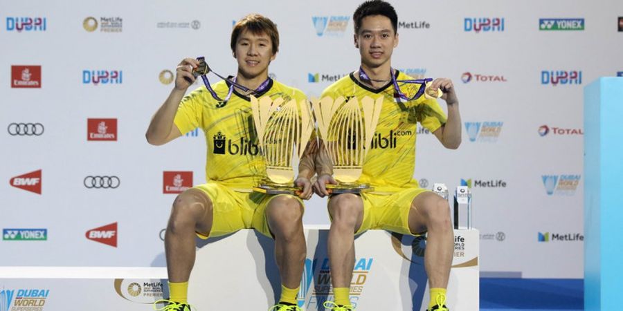 Sejarah Baru: Marcus Fernaldi/Kevin Sanjaya Jadi Raja Turnamen Superseries