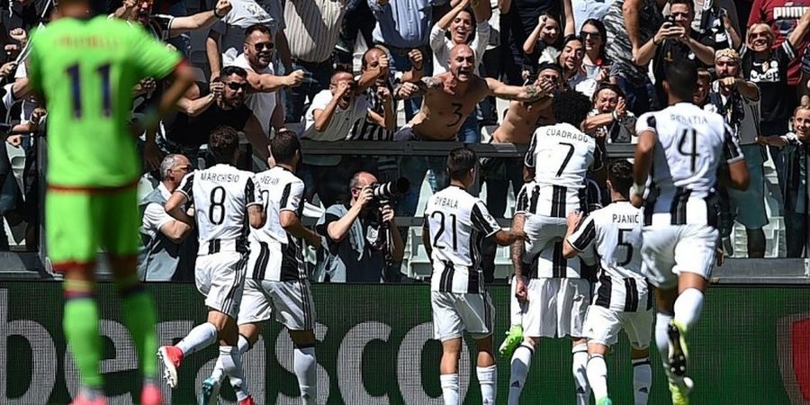 Gulung Crotone 3-0, Juventus Pastikan Gelar Serie A 2016-2017