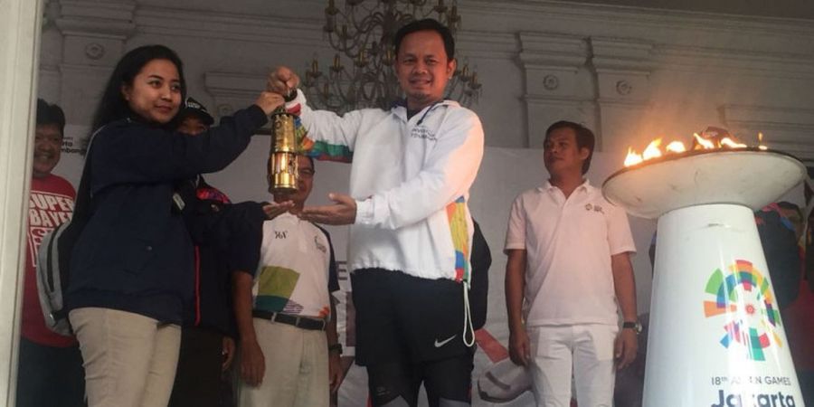 Api Asian Games 2018 Meluncur ke Jakarta dari Tangan Wali Kota Bogor