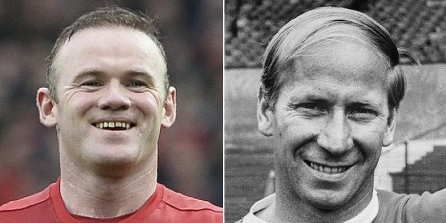 Rooney Bangga Bisa Samai Rekor Sir Bobby Charlton